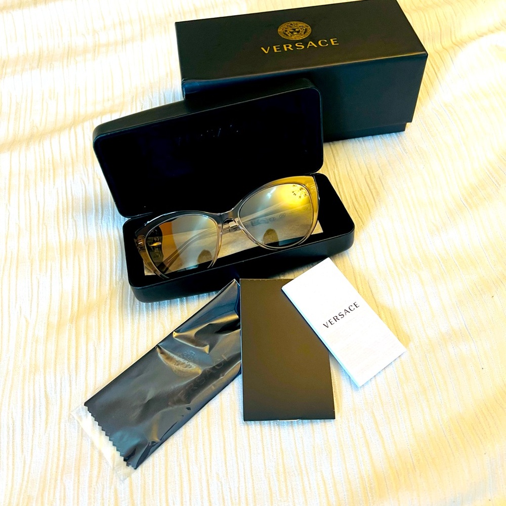 VERSACE
57MM Cat Eye Sunglasses